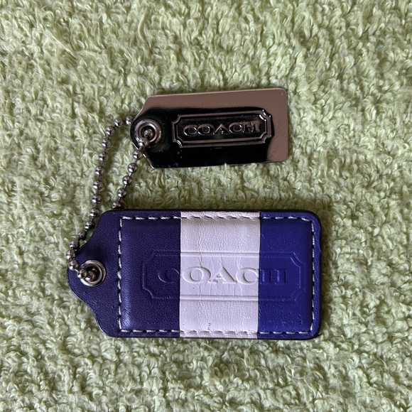 Coach Accessories - Coach Leather Metal Key Chain